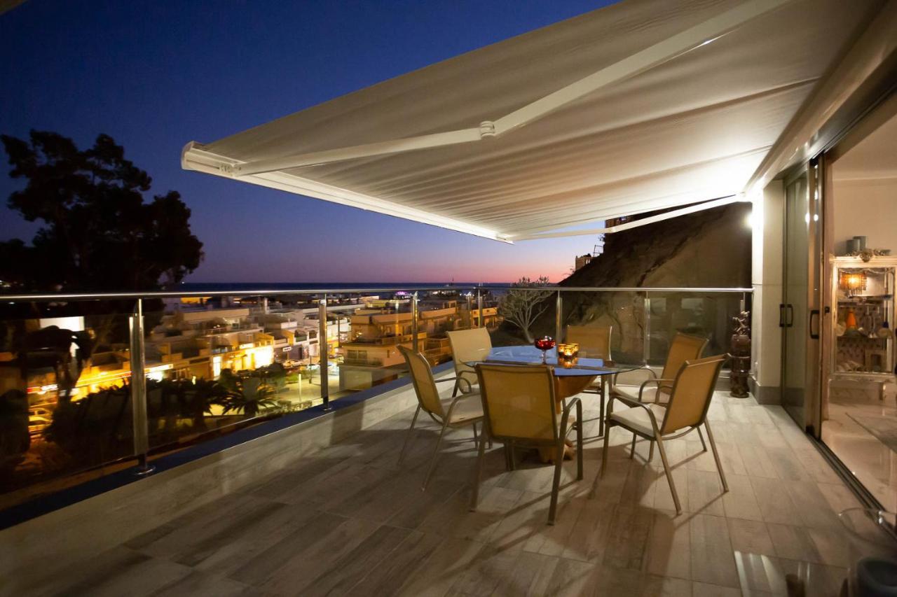 Rivera Del Puerto Luxury Penthouse With Great Terrace And Sea View Puerto De Mogan Ngoại thất bức ảnh