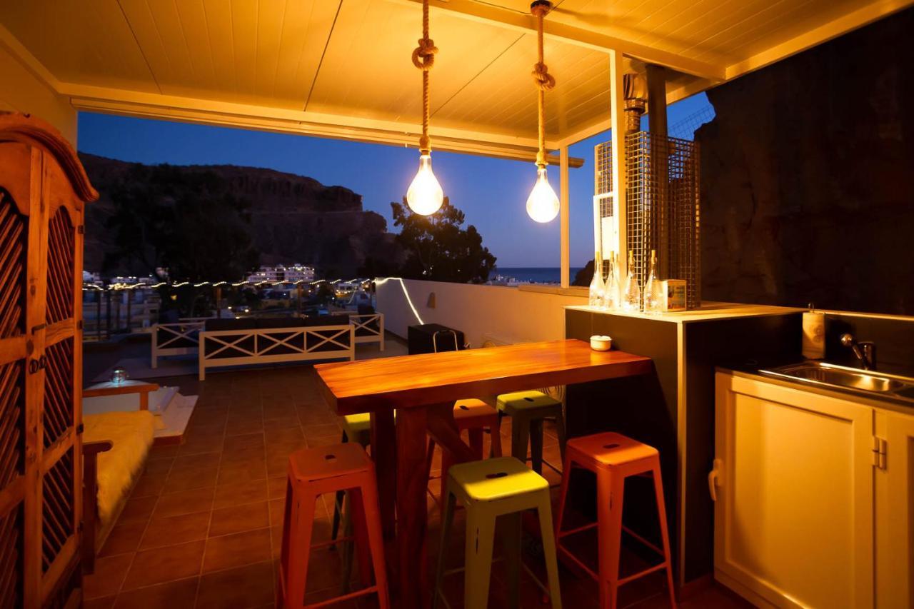 Rivera Del Puerto Luxury Penthouse With Great Terrace And Sea View Puerto De Mogan Ngoại thất bức ảnh