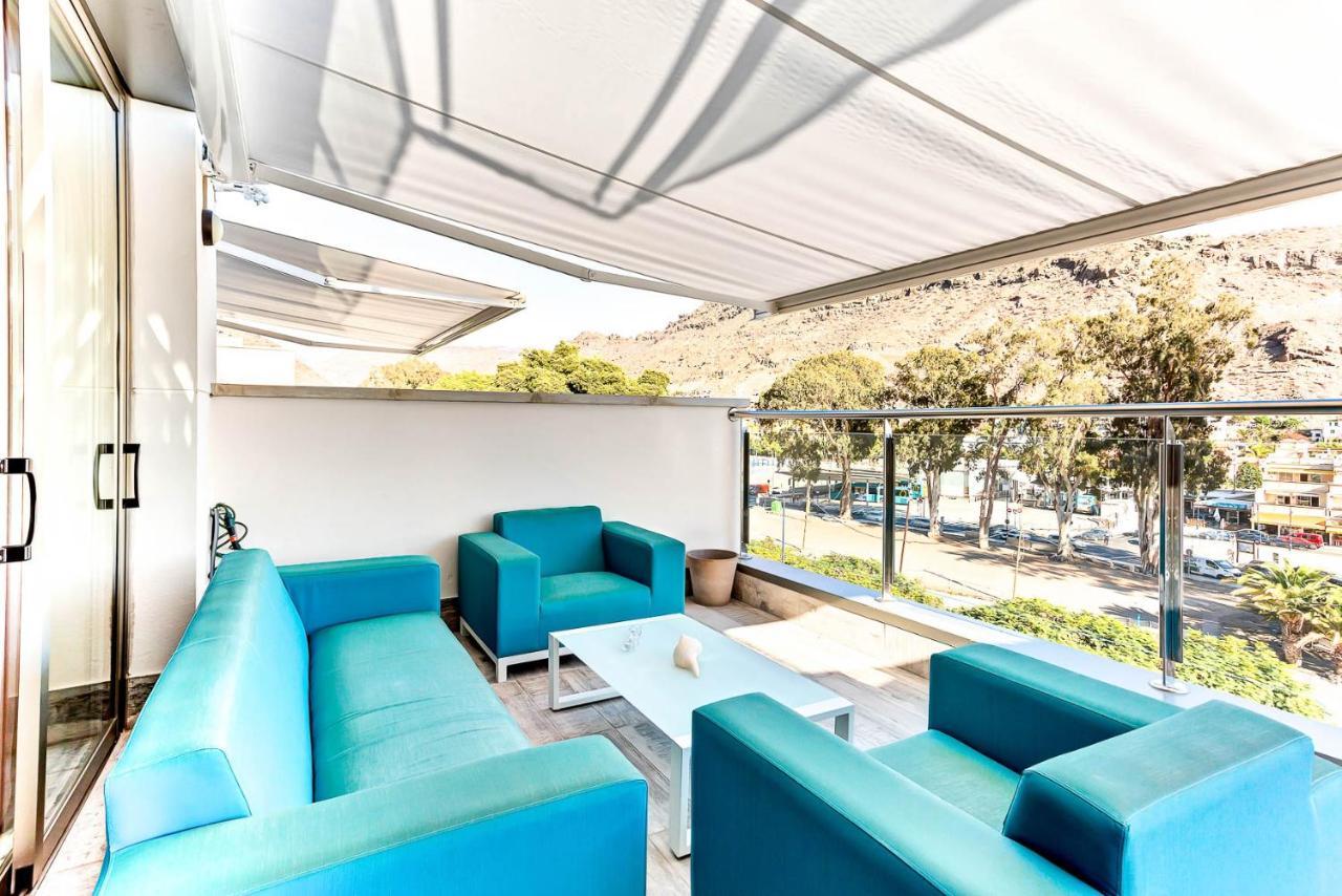 Rivera Del Puerto Luxury Penthouse With Great Terrace And Sea View Puerto De Mogan Ngoại thất bức ảnh