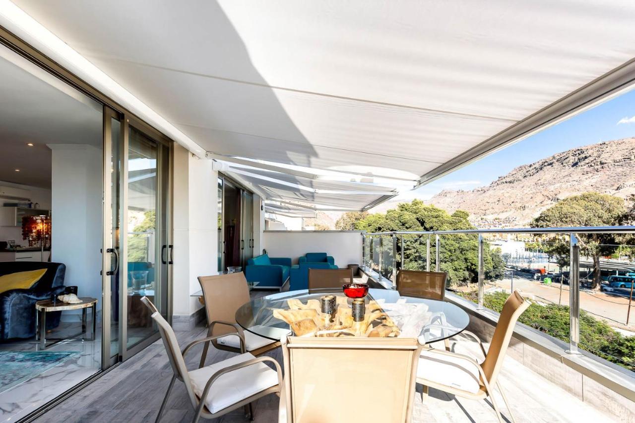 Rivera Del Puerto Luxury Penthouse With Great Terrace And Sea View Puerto De Mogan Ngoại thất bức ảnh
