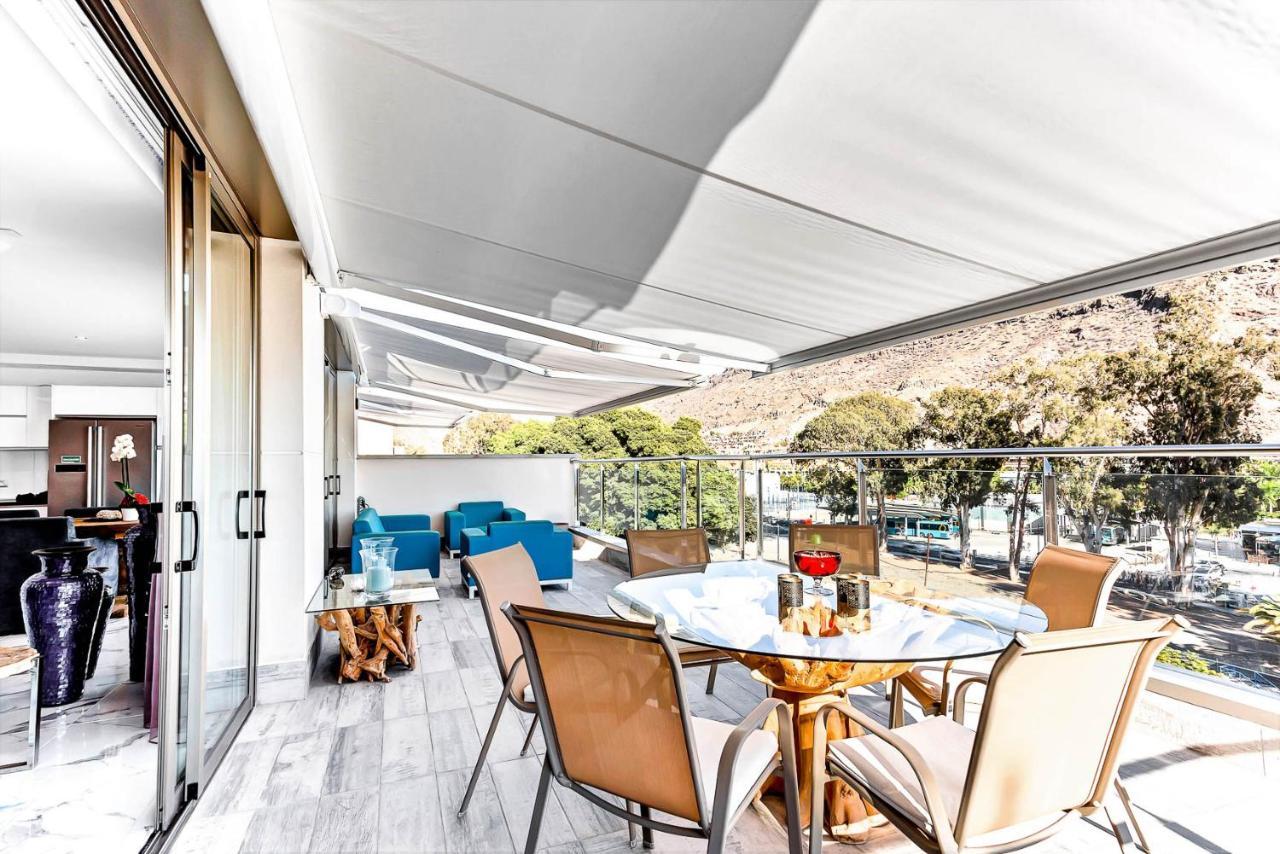 Rivera Del Puerto Luxury Penthouse With Great Terrace And Sea View Puerto De Mogan Ngoại thất bức ảnh
