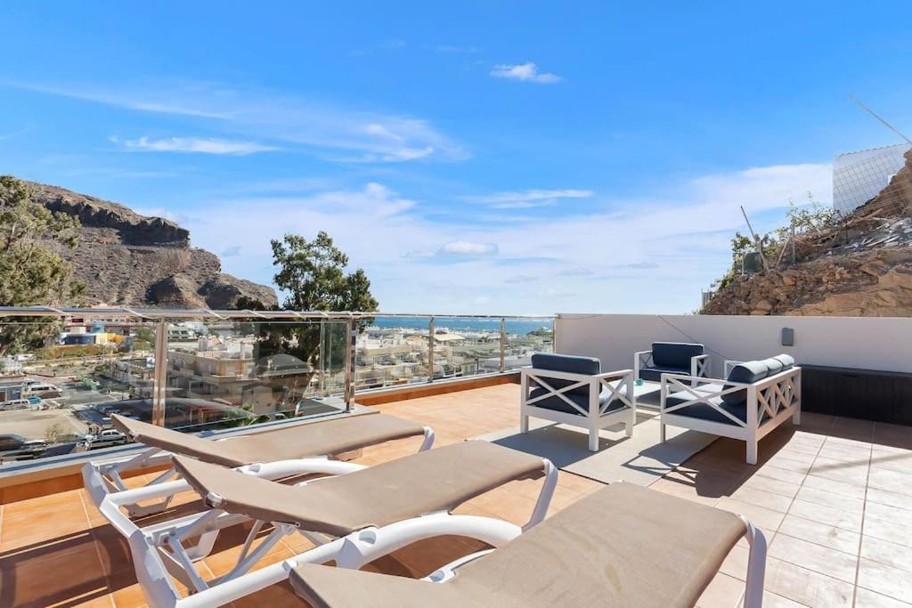 Rivera Del Puerto Luxury Penthouse With Great Terrace And Sea View Puerto De Mogan Ngoại thất bức ảnh